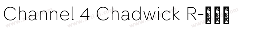 Channel 4 Chadwick R字体转换
